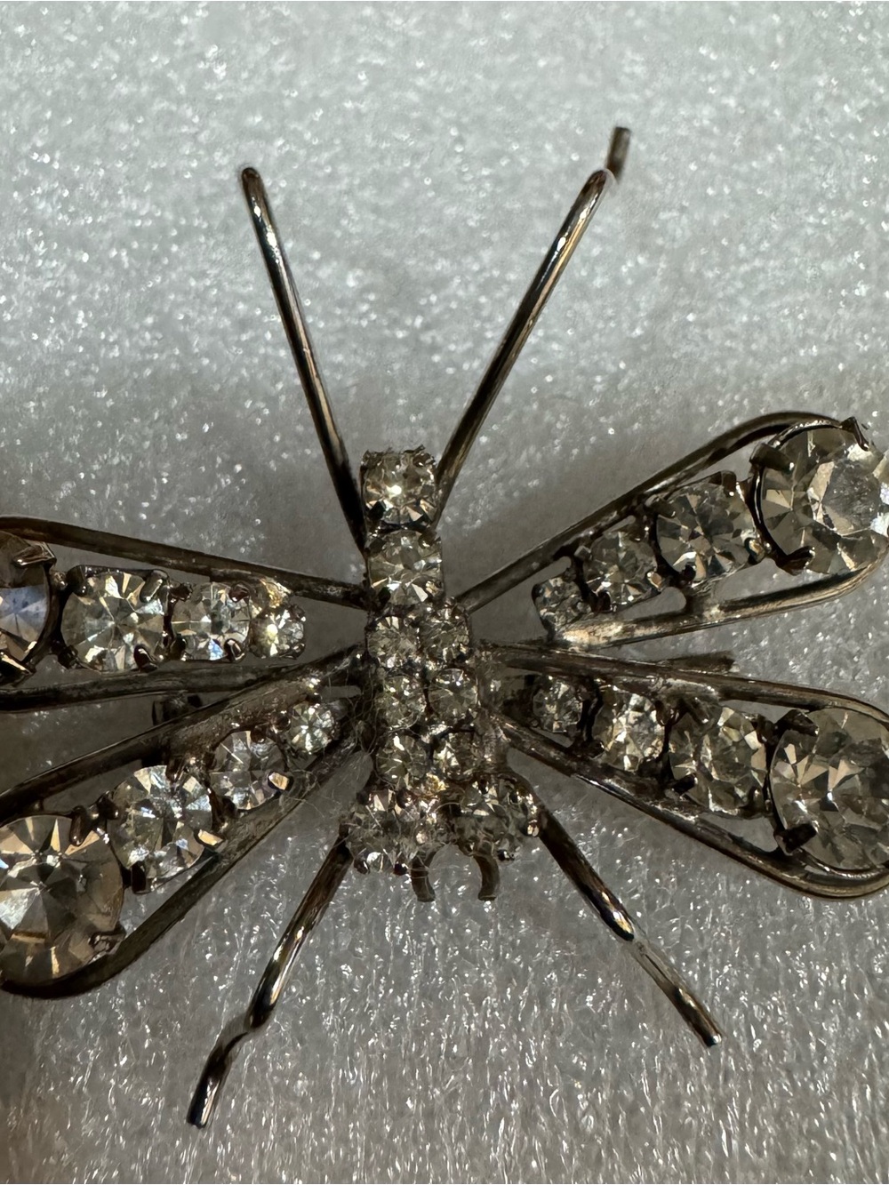 Sparkling Clear Crystal Dragonfly Brooch - Women Jewelry